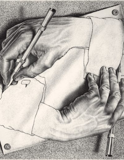 Drawing Hands #355 1948 Lithograph 11 1/8" x 13 1/8"